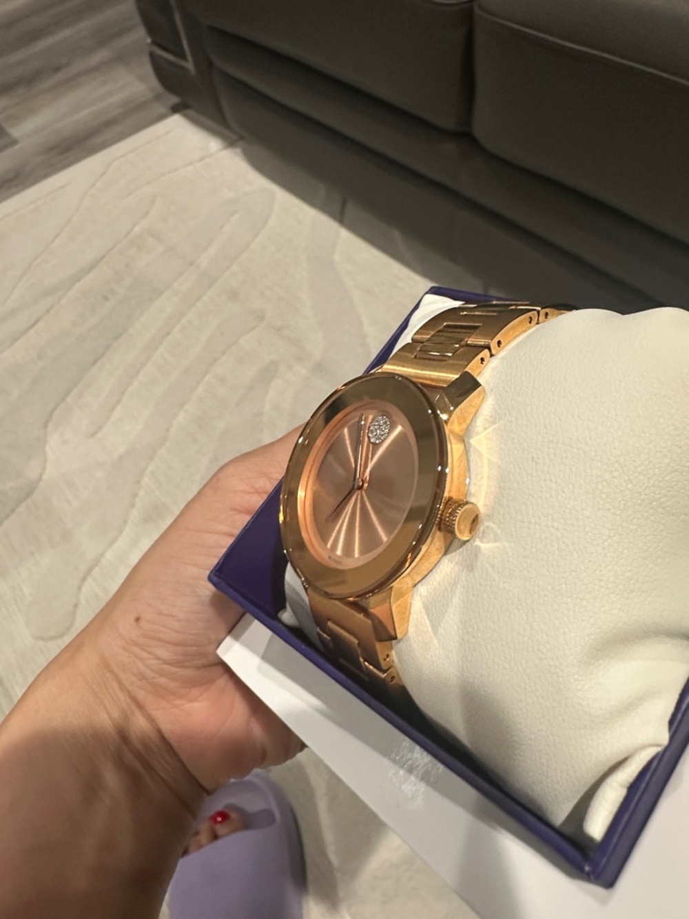 Movado Bold in Rose Gold-tone Watch - Picture 5 of 8